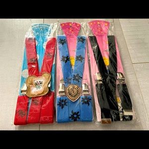 3 pcs for $6 Kids Suspenders- New Unisex Different Colors & Designs-Pkg 6